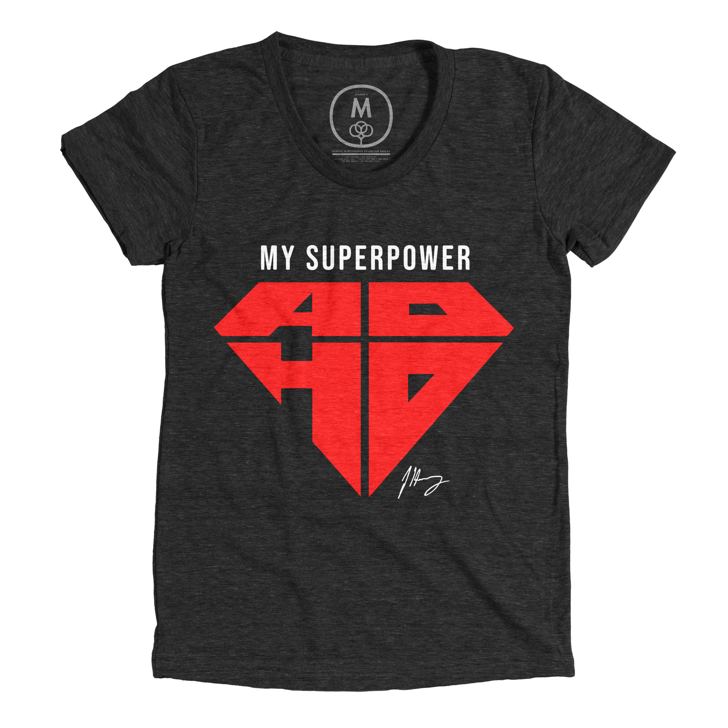 ADHD is my superpower (RED) Fitted T-shirt