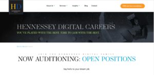 Hennessey Careers Page for Blog